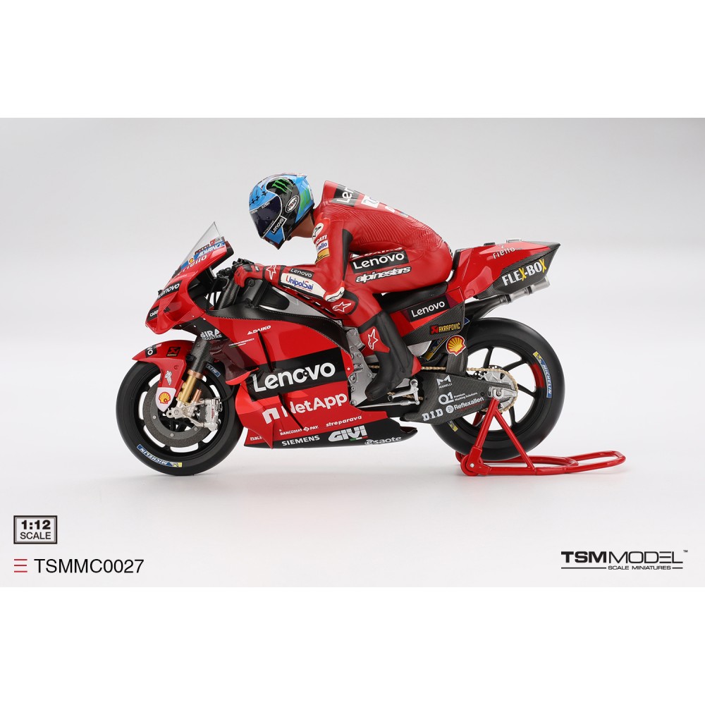 TSMMC0027 - 1/12 DUCATI DESMOSEDICI GP22 NO.63 DUCATI LENOVO TEAM